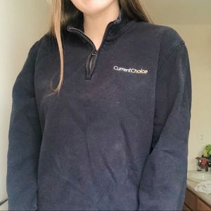 comfy lands end quarter zip